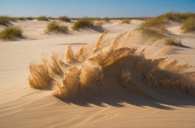 Photo windblown sand