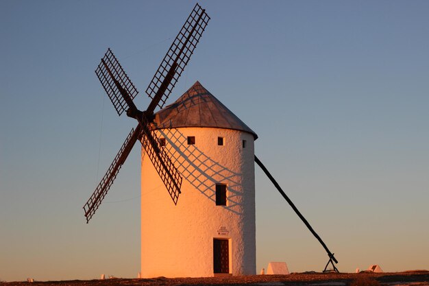 Windmill in Castilla la Mancha (Spain).