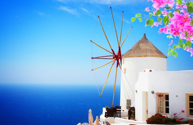 Windmill of Oia Santorini