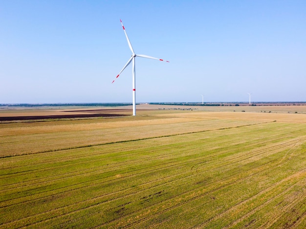 Windmill power plant clean natural energy ecological energy