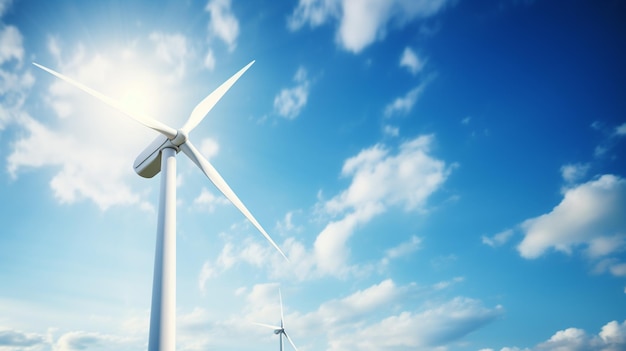 Windmill for renewable electric energy productionGenerative AI