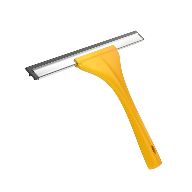 Photo window squeegee with yellow handle