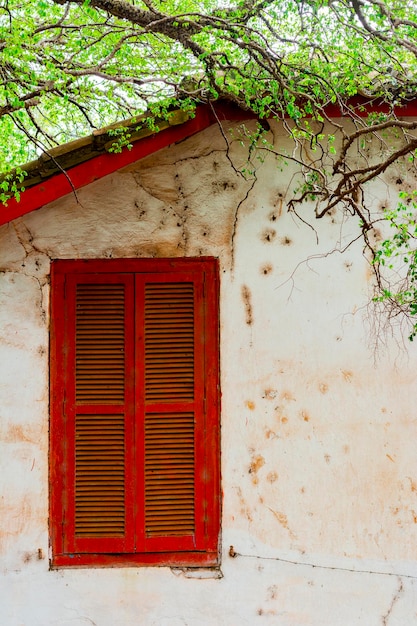 Windows of coffee farm house Ribeirao Preto Sao Paulo