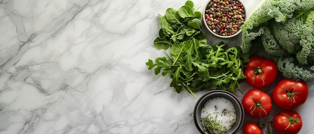 Windowsill Leafy Greens Garden Flat Lay