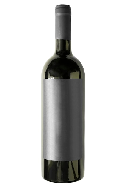 Wine bottle isolated