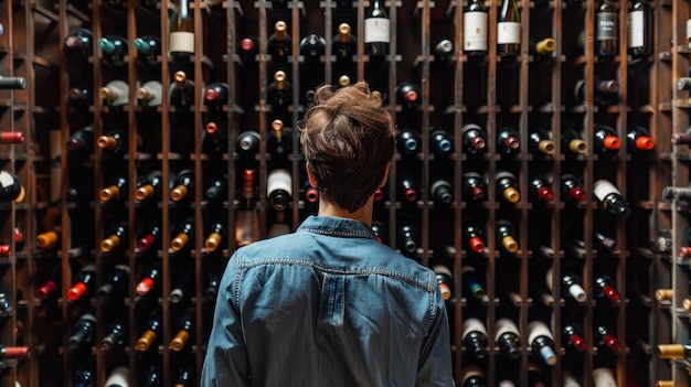 Photo the wine cellar organization