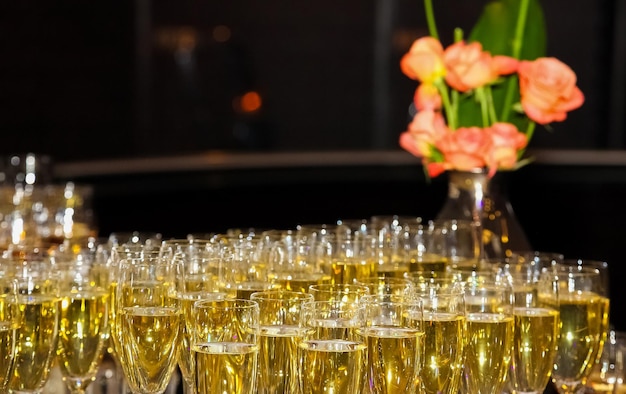 Wine Cocktail Welcome Drink at a corporate gala dinner banquet event