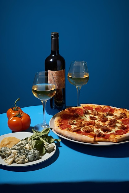 Wine food drink dinner bottle cheese glass love pizza alcohol green