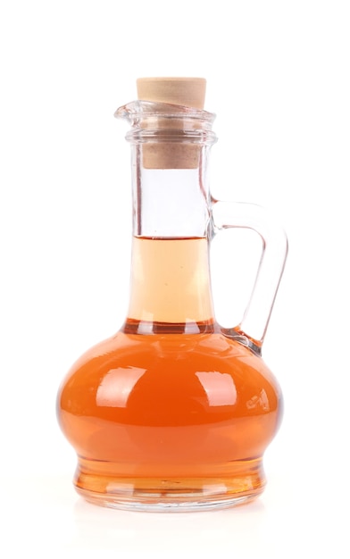 Wine vinegar in a bottle