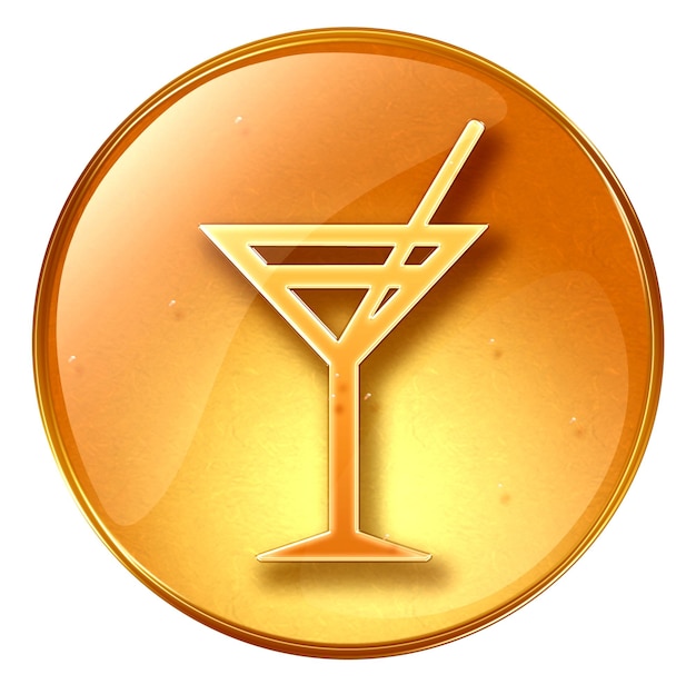 wineglass icon yellow