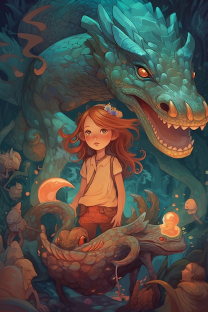 Winged Adventurer A Little Girl's Journey as a Dragon Rider through the Enchanted Realm