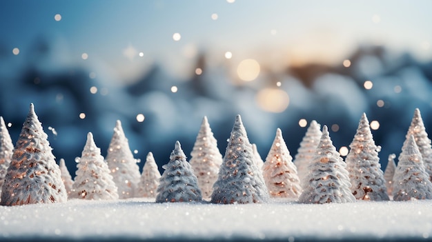 winter background with snowflakes