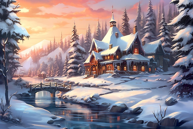 Winter beauty background for winter themed