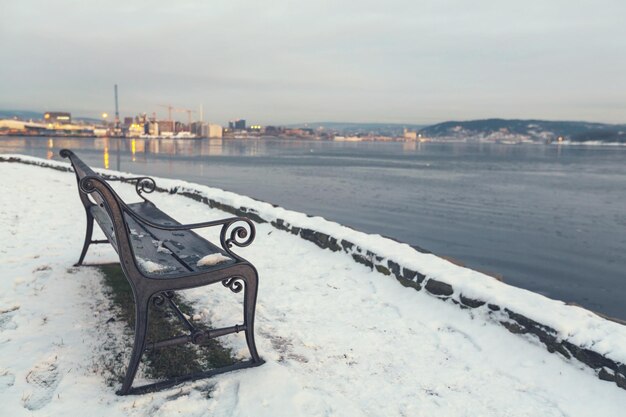 Winter bench