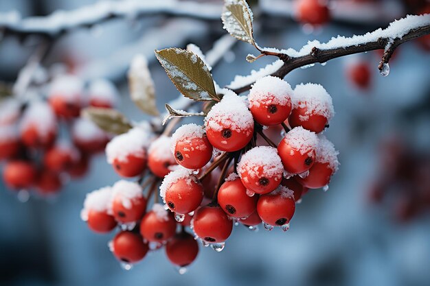 Winter_Christmas_Spruce_branches_covered_with_snow