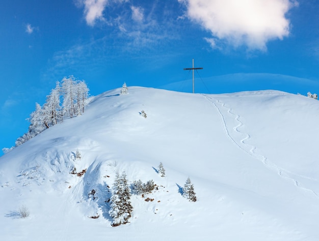 Winter hill with Cross