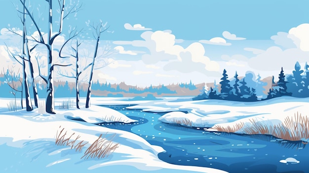 Winter Illustration