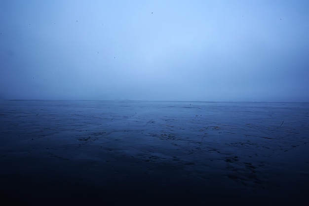 winter lake background ice landscape, abstract seasonal cold