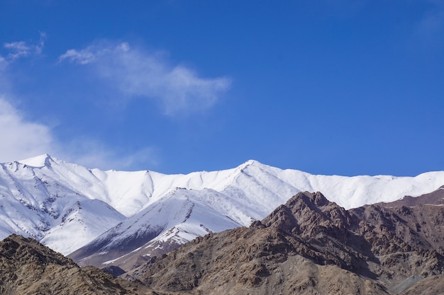 Winter landscape in Leh ladahk