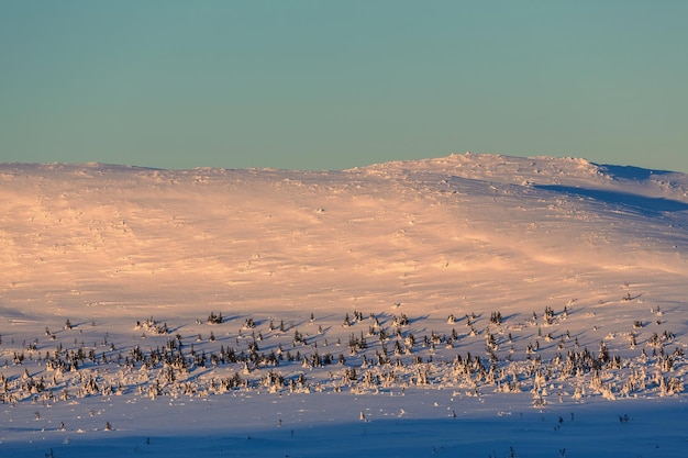 Winter mountains