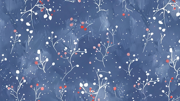 Photo winter pattern wallpaper