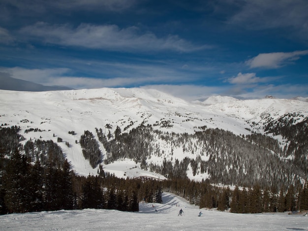 Winter peaks of LOveland Basin, Colorado.