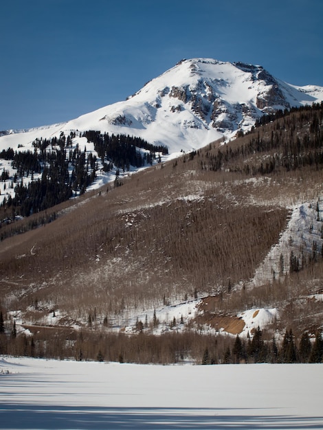 Winter in San Juan Mointains, Colorado.