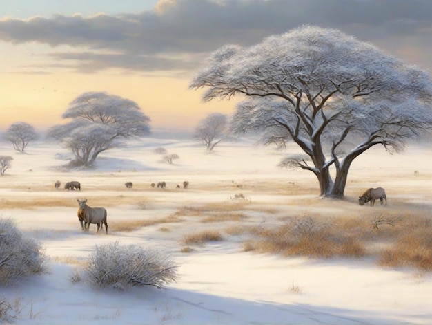 Winter on Savana