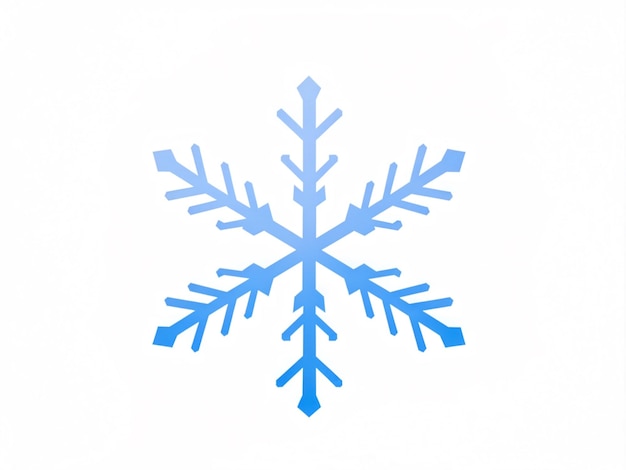 Winter Snowflake Icon and Christmas Symbol