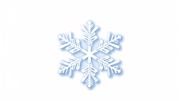 Photo winter snowflake icon and christmas symbol