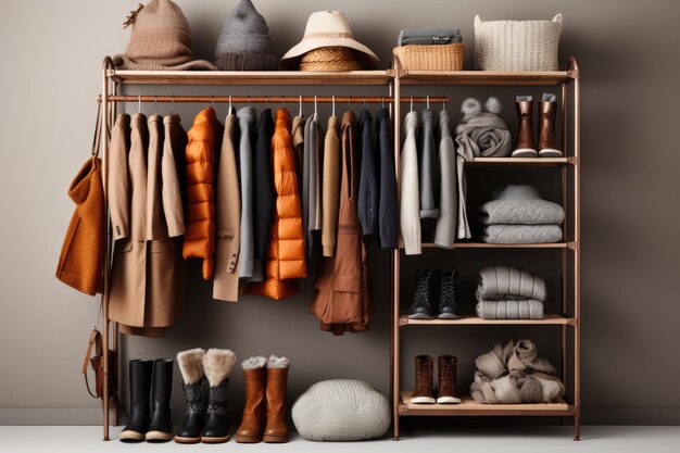 Photo winter wardrobe essentials