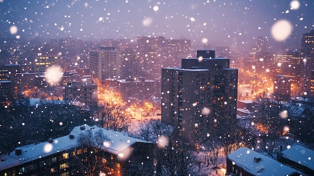 Winter Wonderland Snowy New York City