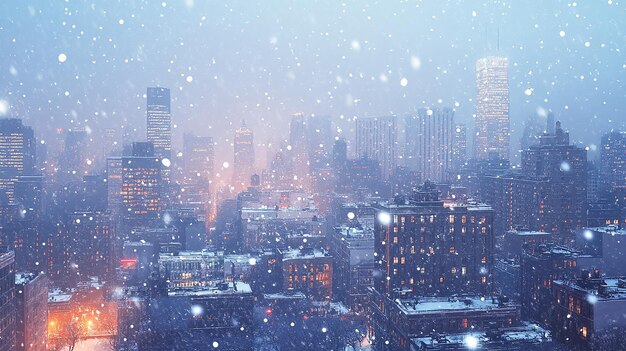 Winter Wonderland Snowy New York City