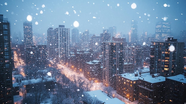 Winter Wonderland Snowy New York City