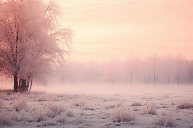 Winters Whispers Cold Weather Background Photo