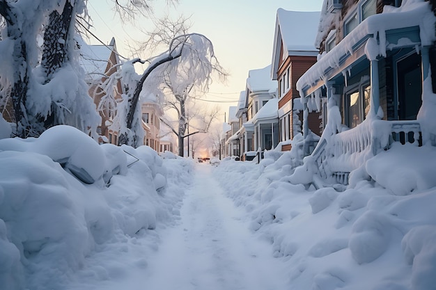 Winters wrath snow storm photos