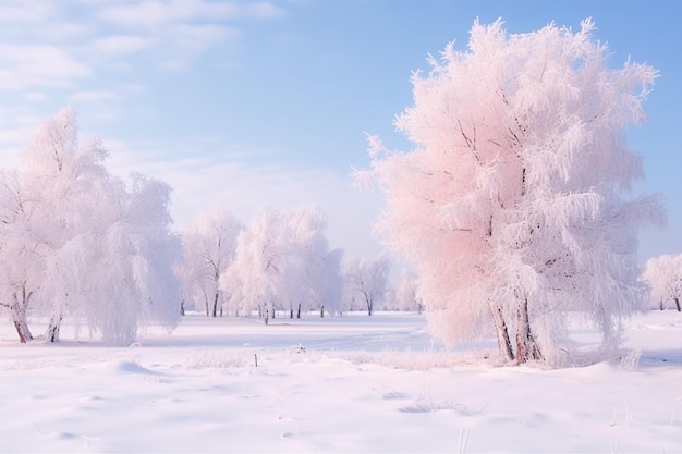 Wintry Whispers Cold Weather Background Photo