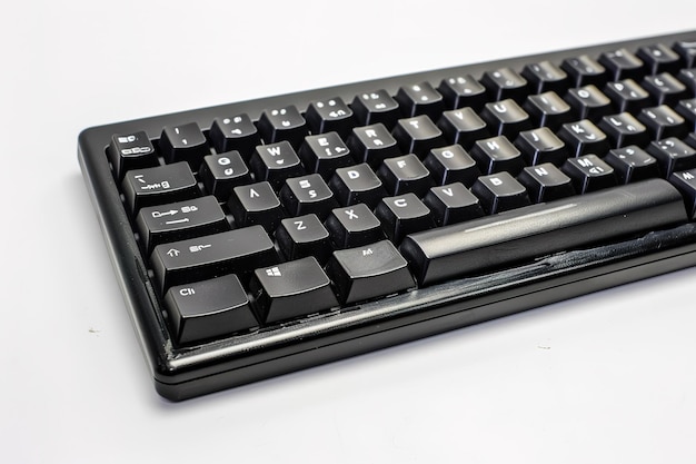 Wireless Keyboard Isolated In Transparent Background