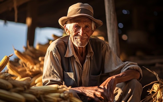 Wisdom in Wrinkles Portrait Photography of an Elderly Man