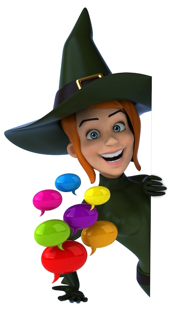 witch animation