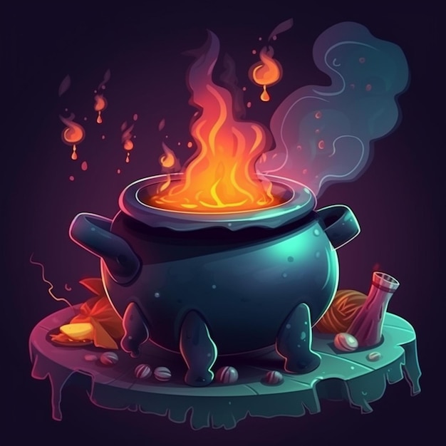 witch cauldron