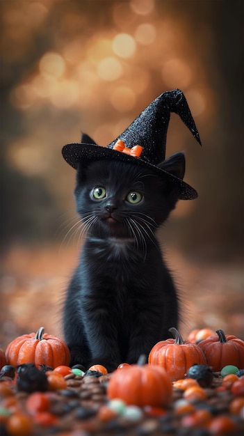 Witchy Whiskers Kittens Halloween Treats