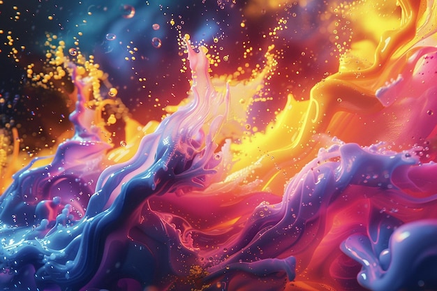 Witness the symphony of colors and forms emerging generative ai