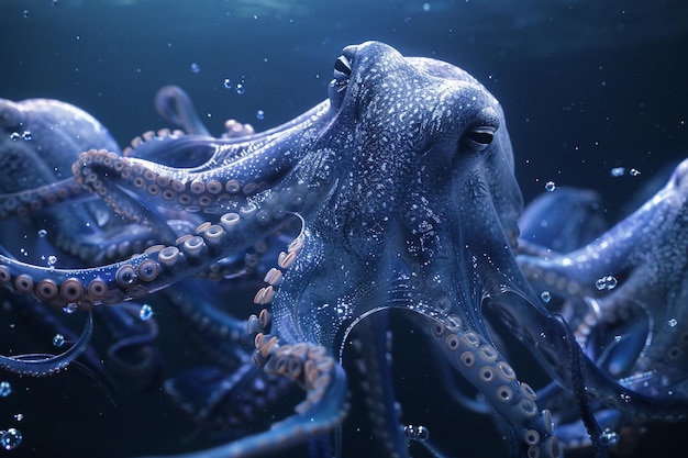 Witness the wonders of the oceans depths as a team generative ai