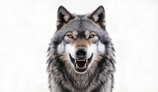 wolf wallpaper background of ferocious wolf with a simple detailed and elegant concept AI generated