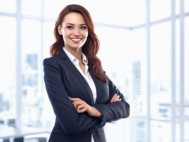 woman business portrait and happy entrepreneur