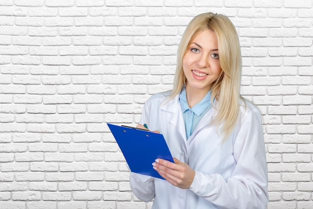 Woman doctor standing 