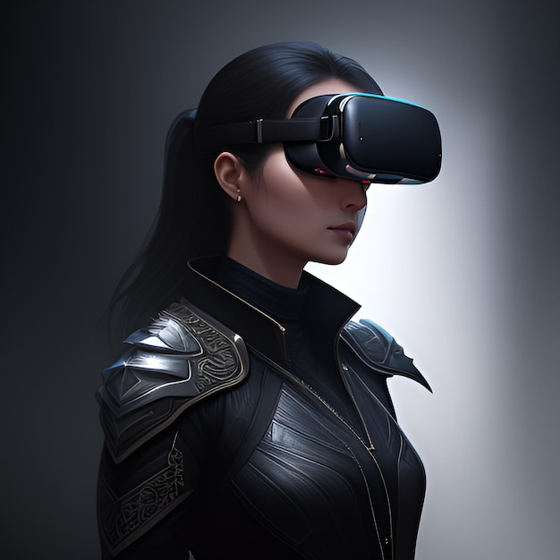 woman experiencing virtual reality