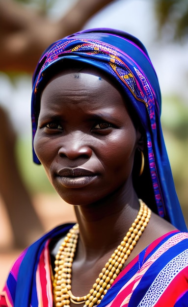 A woman from the tribe of kisumu