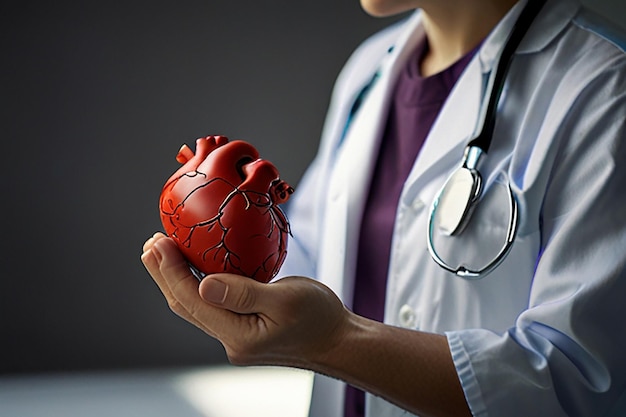 a woman holding a heart with the word heart on it